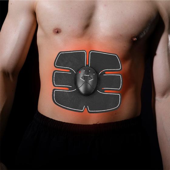 Imagem de Ems Cinto Estimulador Muscular Aparelho Abdominal 6 Packs Tonificador