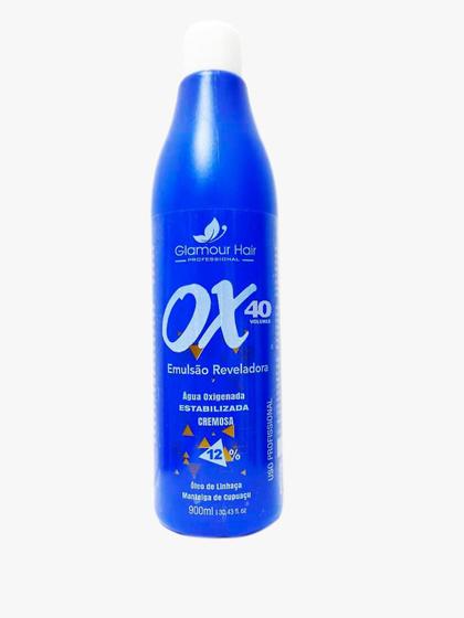 Imagem de Emulsão Reveladora Ox 40 Volumes 900Ml Glamour Hair