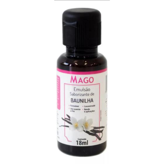 Imagem de Emulsão Saborizante Essência / Aroma 18ml Baunilha Mago