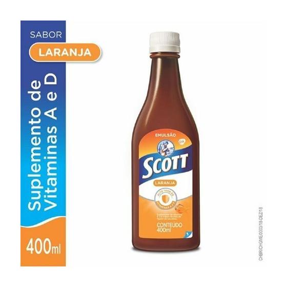 Imagem de Emulsão Scott Sabor Laranja 400ml