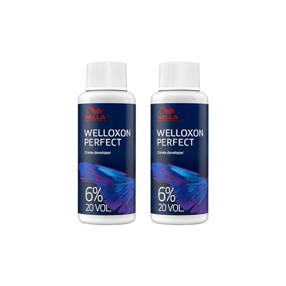 Imagem de Emulsão Welloxon Ox Perfect 60ml 20Vol - Kit C/ 2un