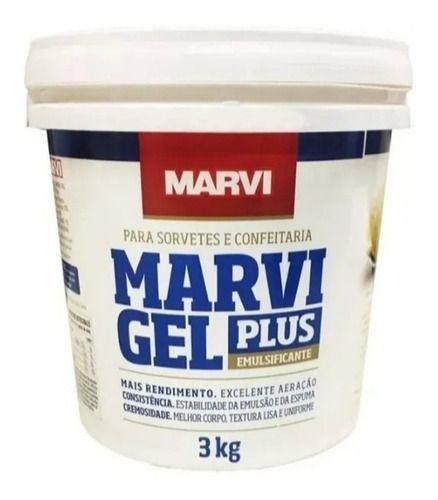 Imagem de Emulsificante Para Sorvetes Massas Bolo Marvigel Marvi - 3kg