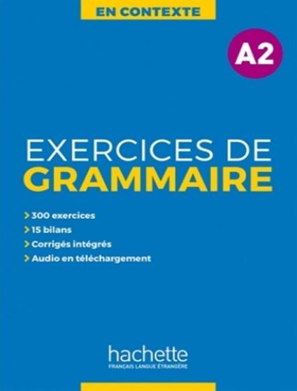 Imagem de En contexte - exercices de grammaire a2 + audio mp3 + corriges - HACHETTE FRANCA