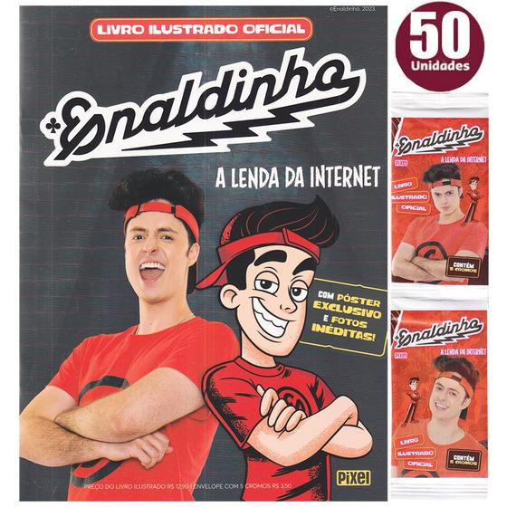 Imagem de Enaldinho a Lenda da Internet Kit Album + 250 Figurinhas