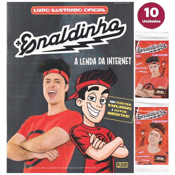 Imagem de Enaldinho a Lenda da Internet Kit Album + 50 Figurinhas