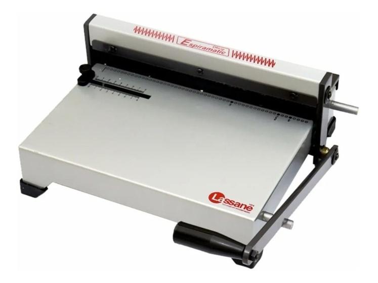 Encadernadora para espiral manual Ofício Espiramatic 15fls - Lassane ...