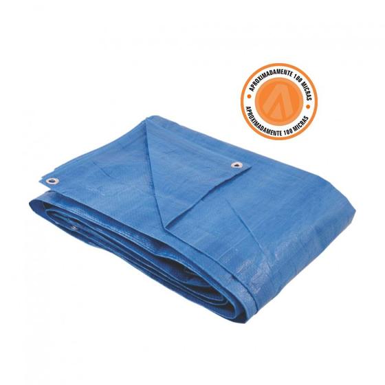 Imagem de Encerado 4x3m azul 70gr 100 micras