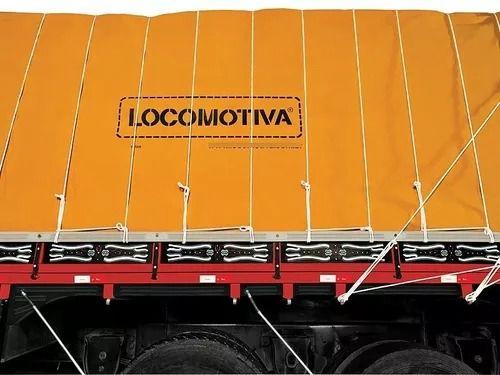 Imagem de Encerado Lona Oficial Locomotiva 100% Algodão Fio 8 Medida 4x3m