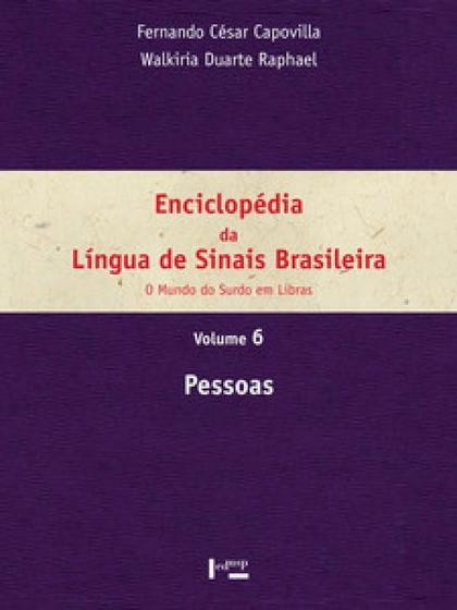 Imagem de Enciclopédia da língua de sinais brasileira - vol. 6
