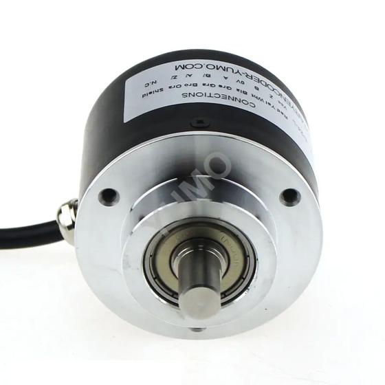 Imagem de Encoder Incremental 1000 P/R Modelo E50S8G5-1000Z-G24F Saida Pnp Eixo 8Mm 5 - 24Vdc
