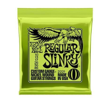 Imagem de Encord. Corda Ernie  Ball Guitarra 010 Regular Slinky 2221