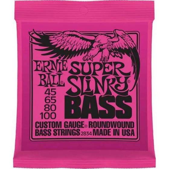 Imagem de Encord. Corda Ernie  Ball P/ Baixo 4 Cordas 045-100 S.slinky 2834