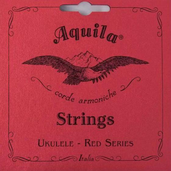 Imagem de Encordoamento AQUILA 83u ukulele soprano High G red ITALY