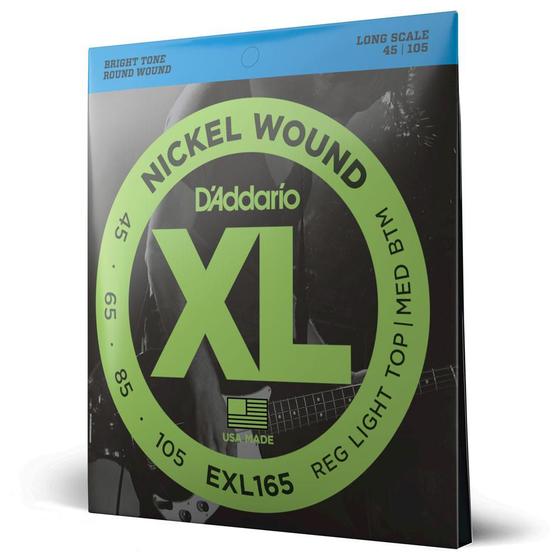 Imagem de Encordoamento Baixo 4C .045 D'Addario XL Nickel Wound EXL165