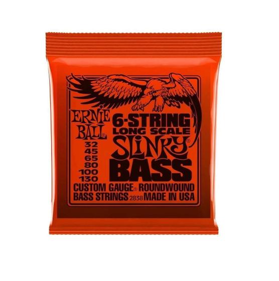 Imagem de Encordoamento Baixo Ernie Ball 2838 032.130 6 strings slinky