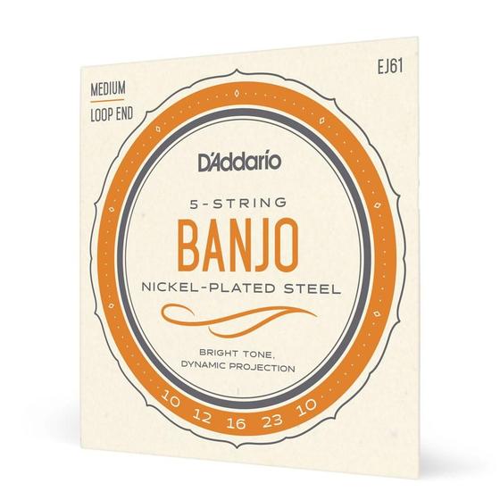 Imagem de Encordoamento Banjo 5C D Addario Nickel Plated Steel EJ61 F035