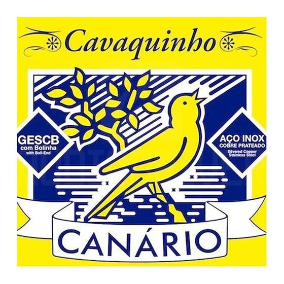 Imagem de Encordoamento Cavaco com Bolinha GESCB Canário Giannini