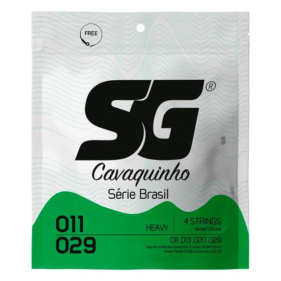 Encordoamento Cavaquinho Pesada SG Nickel Bolinha 5131 Menor preço em Encordoamento Cavaquinho Pesada SG Nickel Bolinha 5131