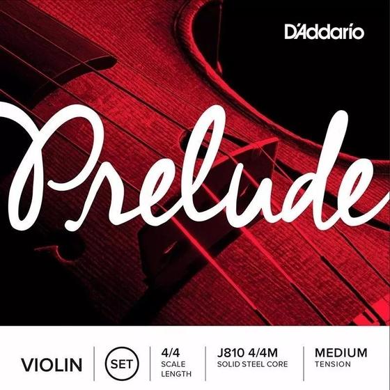 Imagem de Encordoamento Corda Violino Daddario Cordas Prelude 4/4 J810