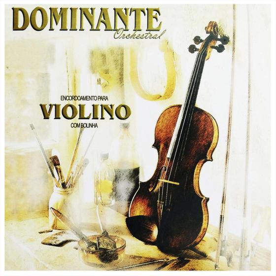 Imagem de Encordoamento Cordas Para Violino  4x4 Dominante C/ Nf