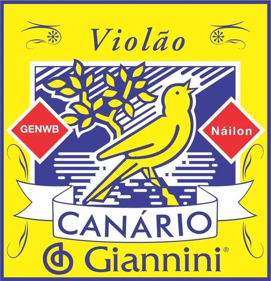 Encordoamento Cordas Violão Nylon Médio Giannini Canário Menor preço em Encordoamento Cordas Violão Nylon Médio Giannini Canário