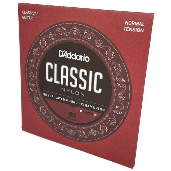 Imagem de Encordoamento D'Addario em nylon para Violão - Modelo EJ27N Tensão Normal