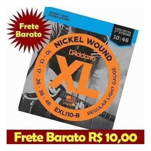 Imagem de Encordoamento D'addario Exl110b Para Guitarra 010 Mi Extra