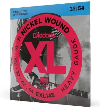 Imagem de Encordoamento D'addario Guitarra EXL145 .012 - .054 Heavy Gauge