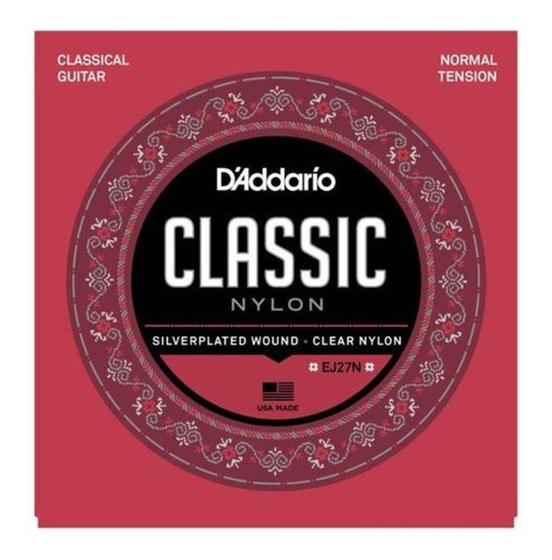 Imagem de Encordoamento de NYLON para Violao EJ27N Student Classics Normal Tension - Daddario - D'Addario