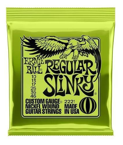 Imagem de Encordoamento Ernie Ball Guitarra Regular Slink 010