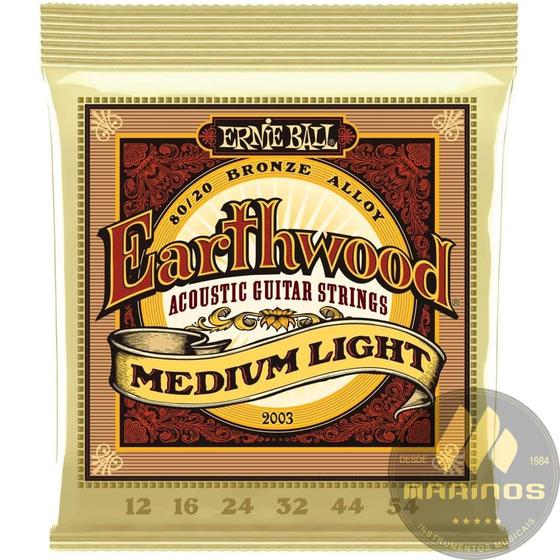 Imagem de Encordoamento ERNIE BALL Violão Aço Bronze 012 EARTHWOOD P02003