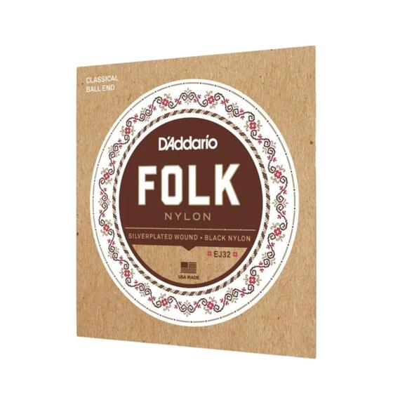 Imagem de Encordoamento Folk nylon D'Addario - EJ32