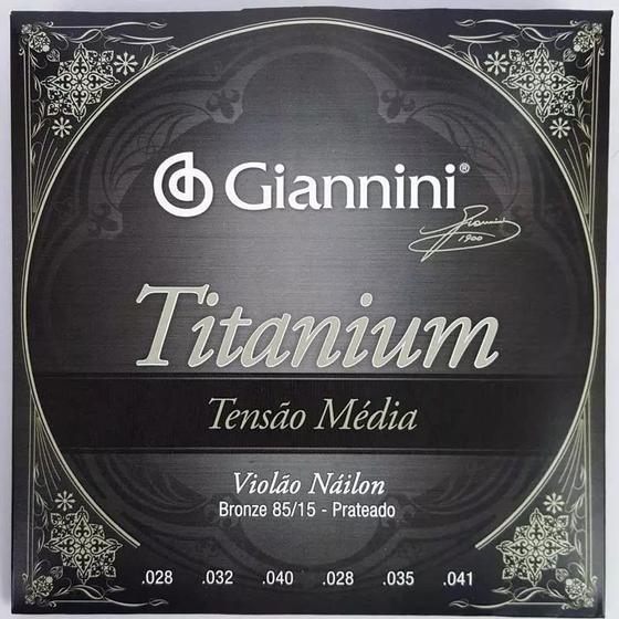 Imagem de Encordoamento giannini violão nylon titaniun genwtm