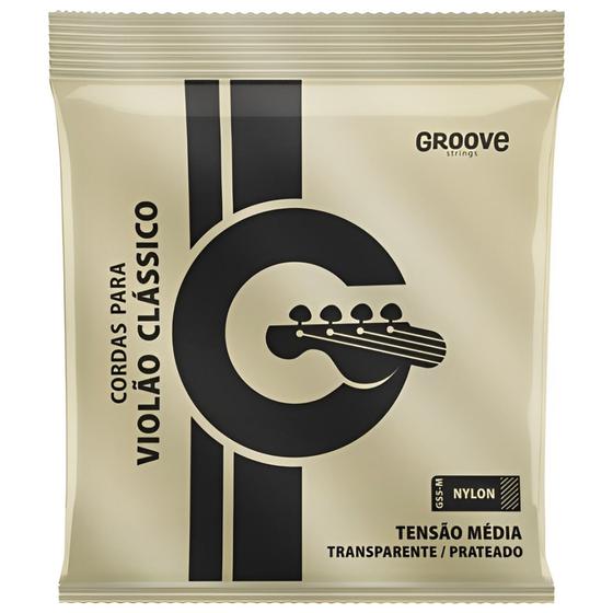 Imagem de Encordoamento GROOVE CLÁSSICO GS5-M para Violão Náilon