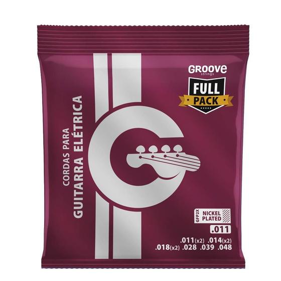 Imagem de Encordoamento Groove Guitarra Gfp2X Full Package 11/48