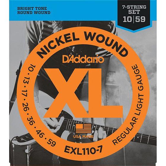 Imagem de Encordoamento Guitarra 010 D'Addario XL Nickel Wound EXL110B