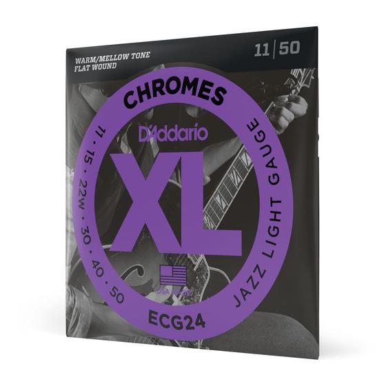 Imagem de Encordoamento Guitarra 11-50 D Addario XL Chromes ECG24