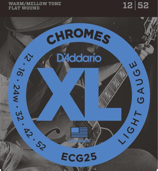 Imagem de Encordoamento Guitarra Chromes Ecg25 012 Daddario