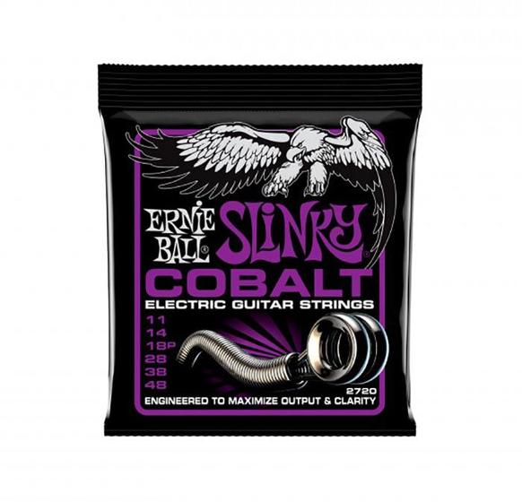 Imagem de Encordoamento Guitarra Ernie Ball Cobalt 2720 Slinky 011 048