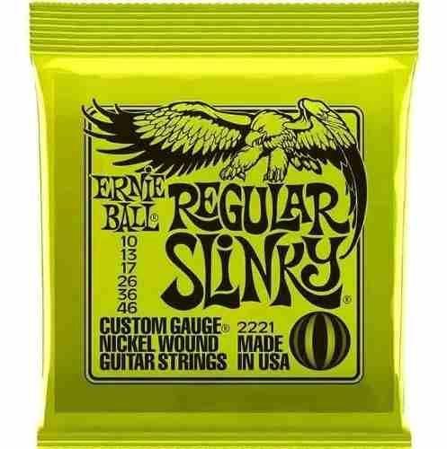 Imagem de Encordoamento Guitarra Ernie Ball Regular Slinky 010 2221