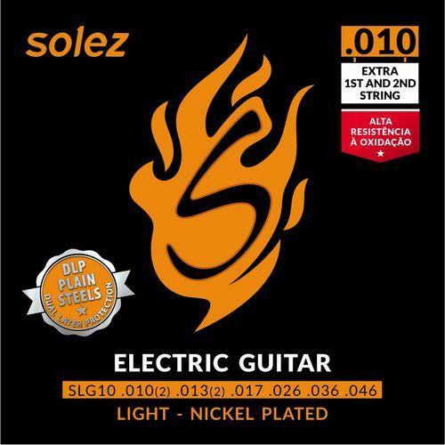 Imagem de Encordoamento Guitarra Solez 0.10 Slg10 Light Cordas Extras
