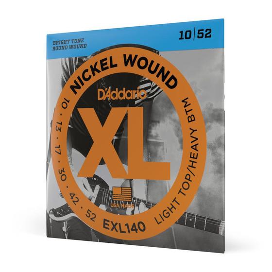 Imagem de Encordoamento Para Guitarra .010-.052 D'Addario XL Nickel Wound EXL140