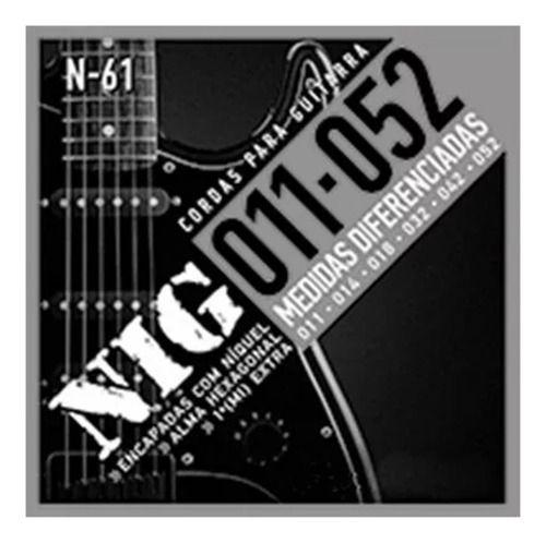 Imagem de Encordoamento Para Guitarra Eletrica Nig 011/052 N61