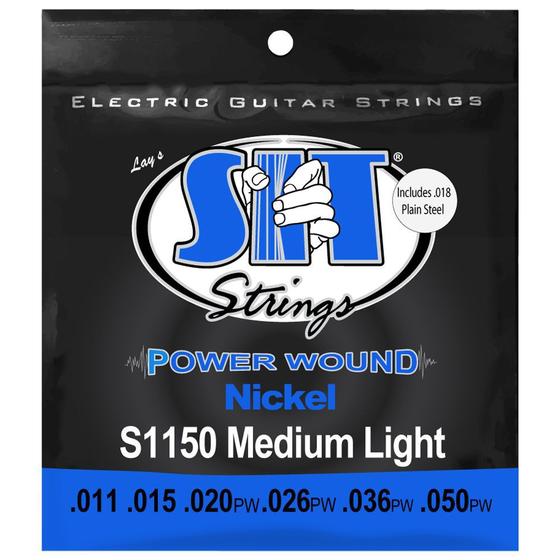 Imagem de Encordoamento Para Guitarra SIT 011 Power Wound Medium Light S1150
