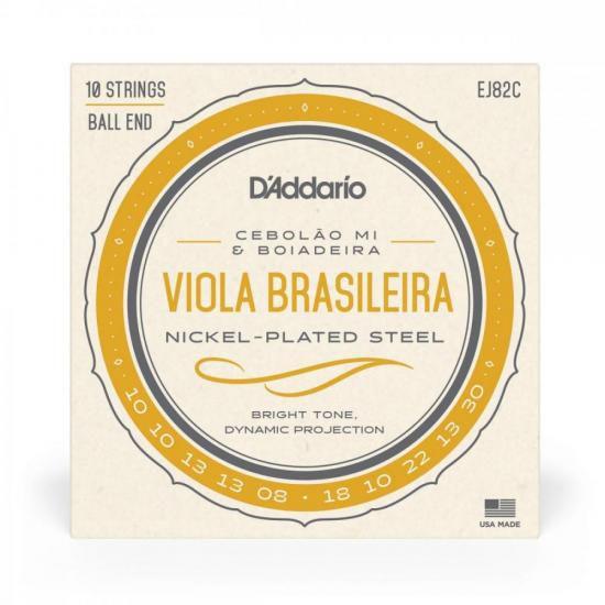 Imagem de Encordoamento Para Viola D Addario EJ82C Nickel Plated Steel .010 F002