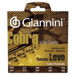 Encordoamento para Viola GESVL Serie Cobra ACO Leve Giannini é boa?