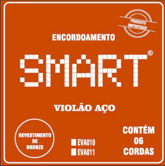 Imagem de Encordoamento Para Violão 0.11 De Aço Smart EVA-011