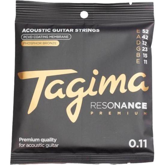 Imagem de Encordoamento Para Violão .011-.052 Resonance Premium Tagima F002