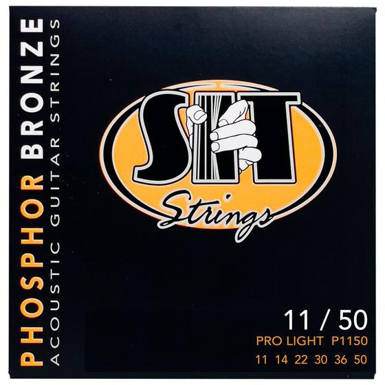Imagem de Encordoamento Para Violão Aço SIT 011 Phosphor Bronze Pro Light P1150