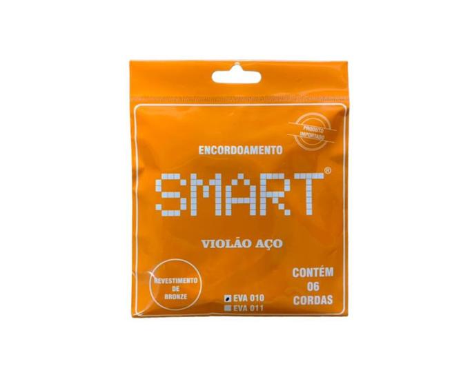Encordoamento Para Violão Aço Smart 010 Eva010 Menor preço em Encordoamento Para Violão Aço Smart 010 Eva010
